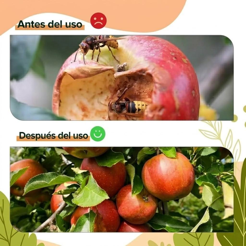 Kyzau Trampa Avispas™ — Trampa Reutilizable Anti-Avispas y Avispones