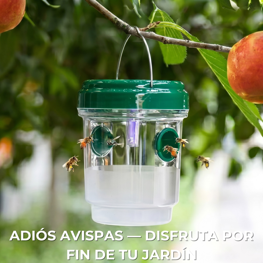Kyzau Trampa Avispas™ — Trampa Reutilizable Anti-Avispas y Avispones
