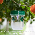 Kyzau Trampa Avispas™ — Trampa Reutilizable Anti-Avispas y Avispones