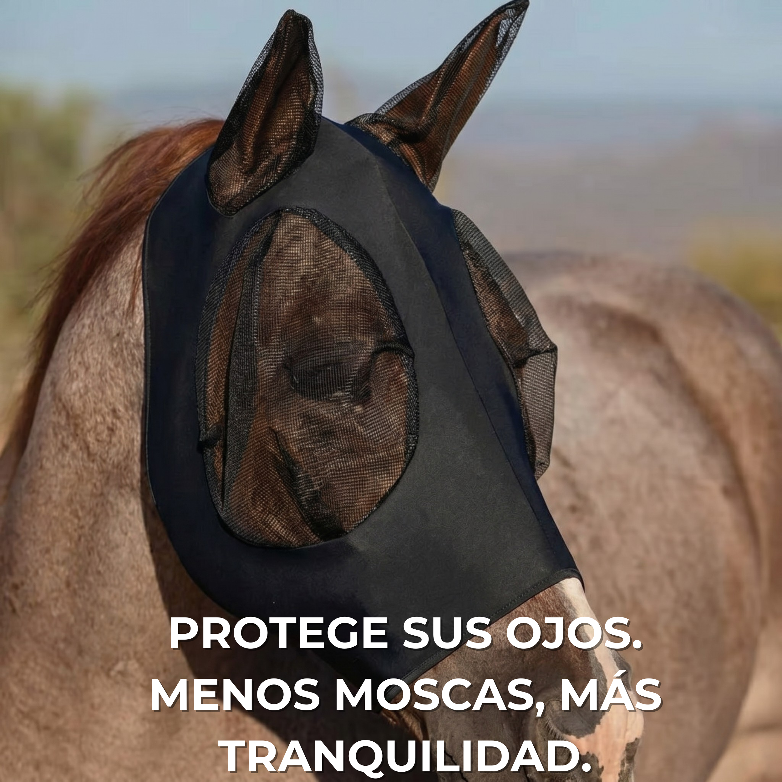 Máscara Antimoscas para Caballos Kyzau™